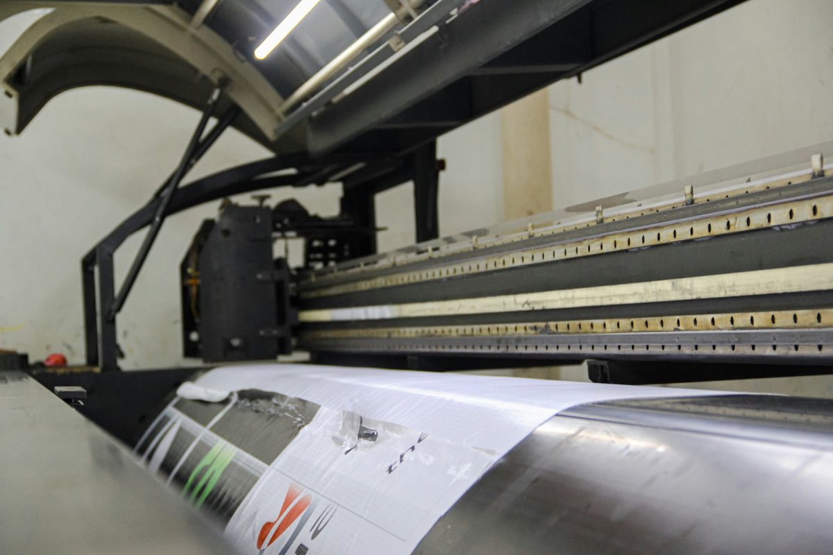 Industrial paper printing machine